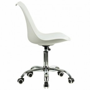 Кресло стул BRABIX "Eames MG-310 CH", хром, пластик белый, экокожа белая, 532923 в Снежинске - snezhinsk.mebel24.online | фото 3