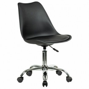 Кресло стул BRABIX "Eames MG-310 CH", хром, пластик черный, экокожа черная, 532925 в Снежинске - snezhinsk.mebel24.online | фото 2