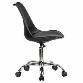 Кресло стул BRABIX "Eames MG-310 CH", хром, пластик черный, экокожа черная, 532925 в Снежинске - snezhinsk.mebel24.online | фото 3