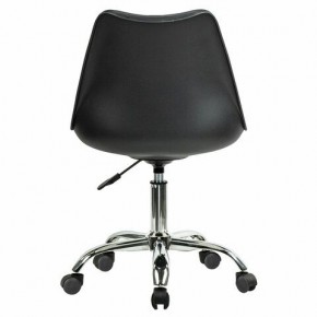 Кресло стул BRABIX "Eames MG-310 CH", хром, пластик черный, экокожа черная, 532925 в Снежинске - snezhinsk.mebel24.online | фото 4