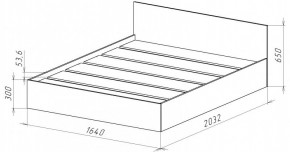 НИЦЦА-14 Кровать 1600 с настилом ЛДСП (НЦ.14) в Снежинске - snezhinsk.mebel24.online | фото 3