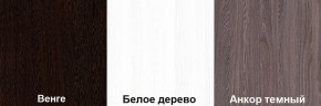 Кровать-чердак Пионер 1 (800*1900) Белое дерево, Анкор темный, Венге в Снежинске - snezhinsk.mebel24.online | фото 3