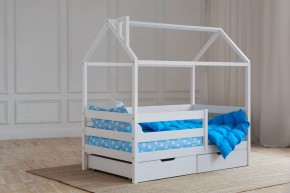 Кровать-домик 80*160 Белый в Снежинске - snezhinsk.mebel24.online | фото 4