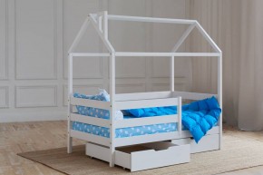 Кровать-домик 80*190 Белый в Снежинске - snezhinsk.mebel24.online | фото 4