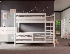 Кровать двухъярусная без крыши 80*190 Белый в Снежинске - snezhinsk.mebel24.online | фото 2