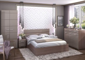 Кровать Вегас 1,6м Шимо темный в Снежинске - snezhinsk.mebel24.online | фото 2