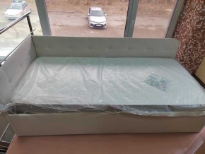 Кровать Зарина угловая Newtone light beige угол левый в Снежинске - snezhinsk.mebel24.online | фото 1