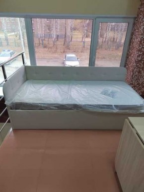 Кровать Зарина угловая Newtone light beige угол правый в Снежинске - snezhinsk.mebel24.online | фото 3