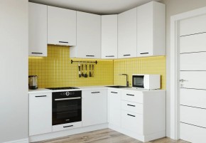Кухонный гарнитур Белый Глянец 2200*1600 h950 (Стол. 26мм) в Снежинске - snezhinsk.mebel24.online | фото 1
