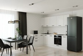 Кухонный гарнитур Белый Глянец 2600*1600 (Стол. 26мм) в Снежинске - snezhinsk.mebel24.online | фото 1