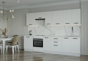 Кухонный гарнитур Белый Глянец 3000 (Стол. 26мм) в Снежинске - snezhinsk.mebel24.online | фото