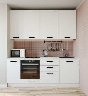 Кухонный гарнитур Жемчуг 2200 (Стол. 38мм) в Снежинске - snezhinsk.mebel24.online | фото