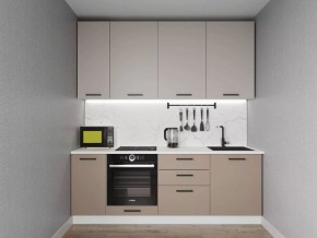 Кухонный гарнитур Каппучино 2200 h950 (Стол. 26мм) в Снежинске - snezhinsk.mebel24.online | фото
