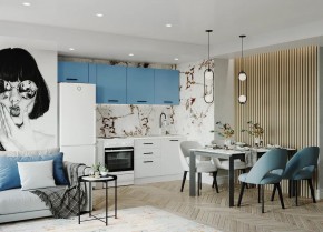 Кухонный гарнитур Капри 2550 (Стол. 26мм) в Снежинске - snezhinsk.mebel24.online | фото