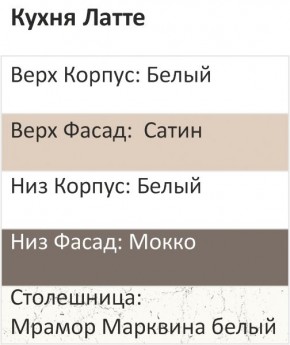 Кухонный гарнитур Латте 2800 (Стол. 38мм) в Снежинске - snezhinsk.mebel24.online | фото 3