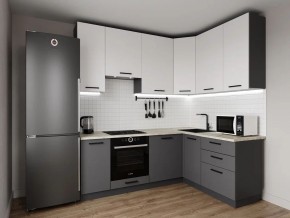 Кухонный гарнитур Меренга 2200*1600 h950 (Стол. 26мм) в Снежинске - snezhinsk.mebel24.online | фото 1