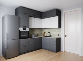 Кухонный гарнитур Меренга 2200*1700 (Стол. 26мм) в Снежинске - snezhinsk.mebel24.online | фото