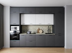 Кухонный гарнитур Меренга 3400 (Стол. 38мм) в Снежинске - snezhinsk.mebel24.online | фото 1