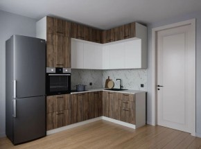 Кухонный гарнитур Старое Дерево 2200*1700 (Стол. 26мм) в Снежинске - snezhinsk.mebel24.online | фото 1