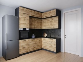 Кухонный гарнитур угловой Крафт 2200*1700 (Стол. 38мм) в Снежинске - snezhinsk.mebel24.online | фото 2