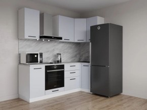 Кухонный гарнитур угловой Смоки 2200*1000 (Стол. 26мм) в Снежинске - snezhinsk.mebel24.online | фото 1