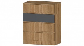 ЛЕНОРА Комод 4 ящика (графит) в Снежинске - snezhinsk.mebel24.online | фото