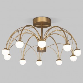 Люстра на штанге Eurosvet Ragno 90031/10 LED золото в Снежинске - snezhinsk.mebel24.online | фото