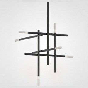 Люстра на штанге Imperiumloft Traverse Black TRAVERSE01 в Снежинске - snezhinsk.mebel24.online | фото