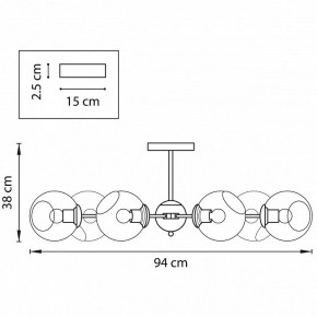 Люстра на штанге Lightstar Beta 785066 в Снежинске - snezhinsk.mebel24.online | фото 8