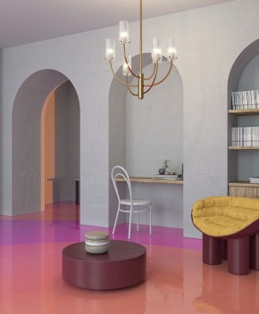 Люстра на штанге Maytoni Arco MOD223PL-08BS в Снежинске - snezhinsk.mebel24.online | фото 4