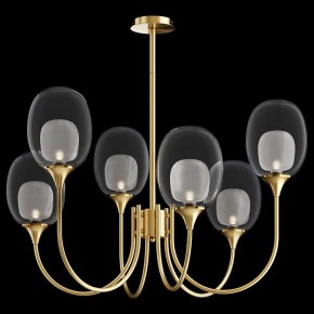 Люстра на штанге Maytoni Aura MOD016PL-06BS в Снежинске - snezhinsk.mebel24.online | фото 2