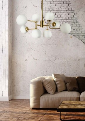 Люстра на штанге Maytoni Erich MOD221-PL-08-G в Снежинске - snezhinsk.mebel24.online | фото 4