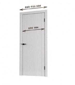 Межкомнатная дверь Bolivar Каньон браун (комплект) 800 в Снежинске - snezhinsk.mebel24.online | фото