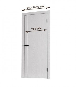 Межкомнатная дверь Bolivar Каньон браун (комплект) 900 в Снежинске - snezhinsk.mebel24.online | фото