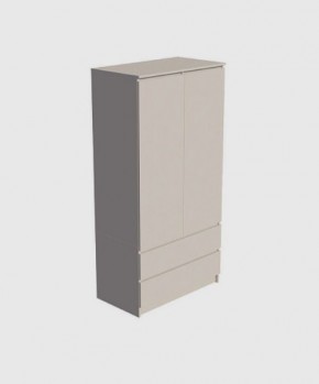 МОРИ МШ 900.1 Шкаф с 2-мя дв. и 2-мя ящ. (Сатин) в Снежинске - snezhinsk.mebel24.online | фото 2