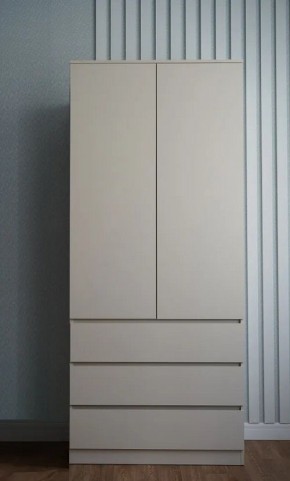 МОРИ МШ 900.2 Шкаф с 2-мя дв. и 3-мя ящ. ВЫСОКИЙ (Сатин) в Снежинске - snezhinsk.mebel24.online | фото 1