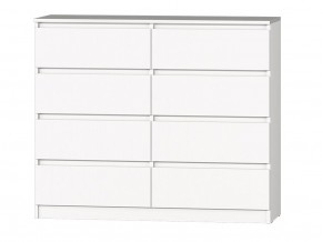 МС "Хилтон" Комод №3 1200 (8 ящ.) белый текстурный в Снежинске - snezhinsk.mebel24.online | фото 2