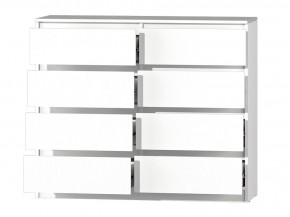 МС "Хилтон" Комод №3 1200 (8 ящ.) белый текстурный в Снежинске - snezhinsk.mebel24.online | фото 3