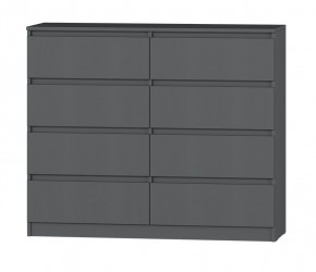 МС "Хилтон" Комод №3 1200 (8 ящ.) графит в Снежинске - snezhinsk.mebel24.online | фото 2