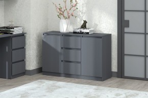 МС "Хилтон" Комод №4 1200 (графит) в Снежинске - snezhinsk.mebel24.online | фото