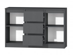 МС "Хилтон" Комод №4 1200 (графит) в Снежинске - snezhinsk.mebel24.online | фото 3