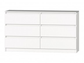 МС "Хилтон" Комод №5 1400 (6 ящ.) белый текстурный в Снежинске - snezhinsk.mebel24.online | фото 2