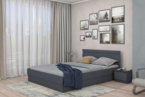 МС "Хилтон" Кровать 1,6 (графит) в Снежинске - snezhinsk.mebel24.online | фото