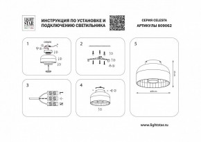 Накладной светильник Lightstar Celesta 809062 в Снежинске - snezhinsk.mebel24.online | фото 4