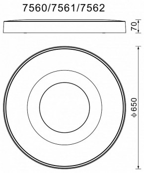 Накладной светильник Mantra Coin 7690 в Снежинске - snezhinsk.mebel24.online | фото 3
