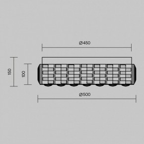 Накладной светильник Maytoni Castello MOD336CL-L100G3K в Снежинске - snezhinsk.mebel24.online | фото 1