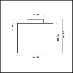 Накладной светильник Odeon Light Cross 2407/1C в Снежинске - snezhinsk.mebel24.online | фото 2