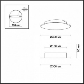 Накладной светильник Odeon Light Lunario 3562/12WL в Снежинске - snezhinsk.mebel24.online | фото 4