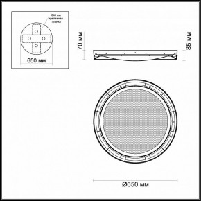 Накладной светильник Odeon Light Teno 4018/57CL в Снежинске - snezhinsk.mebel24.online | фото 3