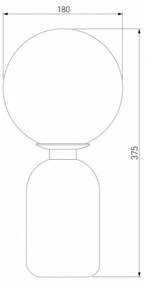 Настольная лампа декоративная Eurosvet Bubble 01197/1 белый в Снежинске - snezhinsk.mebel24.online | фото 2